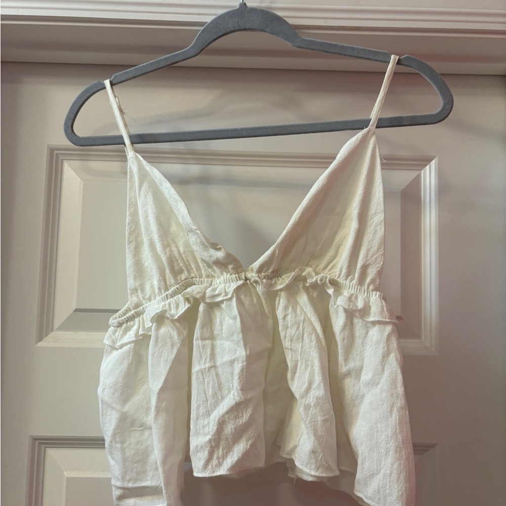 La Hearts Cream Camisole Top